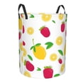 thumbnail image 2 of Fotbe Strawberry and Lemon Laundry Basket with Handles, Waterproof Large Laundry Hamper, Wash Bag for Corner Dorm, Rolling Laundry Basket with Handles-Medium, 2 of 8