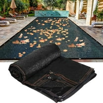 20x40 FT Durable Mesh Pool Cover - Leaf Protection Net with Grommets, Inground/Above Ground Rectangle Pools