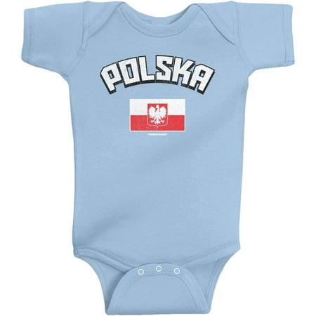 

Unisex Baby Polska Polish Flag Bodysuit