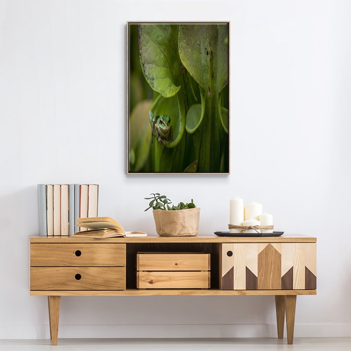 Arboreal Refuge Framed Premium Gallery Wrapped Canvas - Ready to Hang