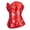 Red, variant on Gothic Christmas Bustier Corset for Women Green 7XL