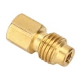 thumbnail image 2 of Conector adaptador hembra SAE de 1/4" a macho ACME de 1/2" para aire acondicionado de automóvil R134A, 2 of 9