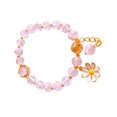 thumbnail image 3 of Guardurnaity de cuentas Dido para mujeres y niñas, colgante de flor dulce, cadena de mano, brazalete, , regalo de joyería Ropa, zapatos y accesorios Miscelánea Violeta, 3 of 6