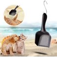 thumbnail image 2 of Pala para arena para gatos Pala para arena para gatos de plástico grueso Pala para arena hueca Pala para arena para gatos Herramienta de limpieza para mascotas, con mango antideslizante para uno JFHHH pequeña, 2 of 5