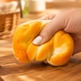 thumbnail image 6 of Simulation Square Bread Shape Squishy for Adults Soft Plastic Sensory Gadget Realistic Pastry Office Desk Accessory Pressure Relief Tool 7.87 Inch 1 Pack, 6 of 6