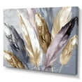 thumbnail image 2 of Designart "Purple Feather Boho Majesty" Glam Feather Wall Decor, 2 of 5