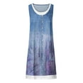 thumbnail image 4 of Robe d'Été Florale pour Femmes Mode Décontractée Sexy Col Rond Imprimé Floral Fausse Robe Sans Manches Deux Pièces Robe d'Été Florale pour Femmes Robe d'Été Sexy pour Femmes, 4 of 4