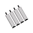thumbnail image 3 of Patas de metal para muebles de 4 piezas, multiusos, fáciles de instalar, para sofá plata 20cm, 3 of 9