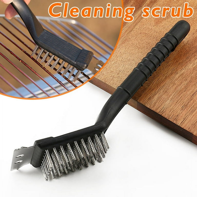 Barbecue Brush, Barbecue Scrubber, Bbq Cleaning Brush, Plastic Handle Brush  Cleaner, Bbq Grill Brush And Scraper, Bbq Tools, Outdoor Grilling  Accessories, Cleaning Tools, Kitchen Accessories, - Temu