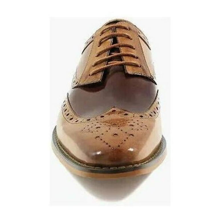 Stacy‎ Adams Tinsley Wingtip Oxford Mens Shoes Lace Up Tan Multi 25092-238 NEW Stacy Adams Tinsley Wingtip Oxford Mens Shoes Lace Up Tan  main image 2
