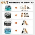 thumbnail image 2 of VEVOR Foldable Pet Playpen with Storage bag for Indoor Outdoor Travel Camping 36in*36in - Grey, 2 of 5