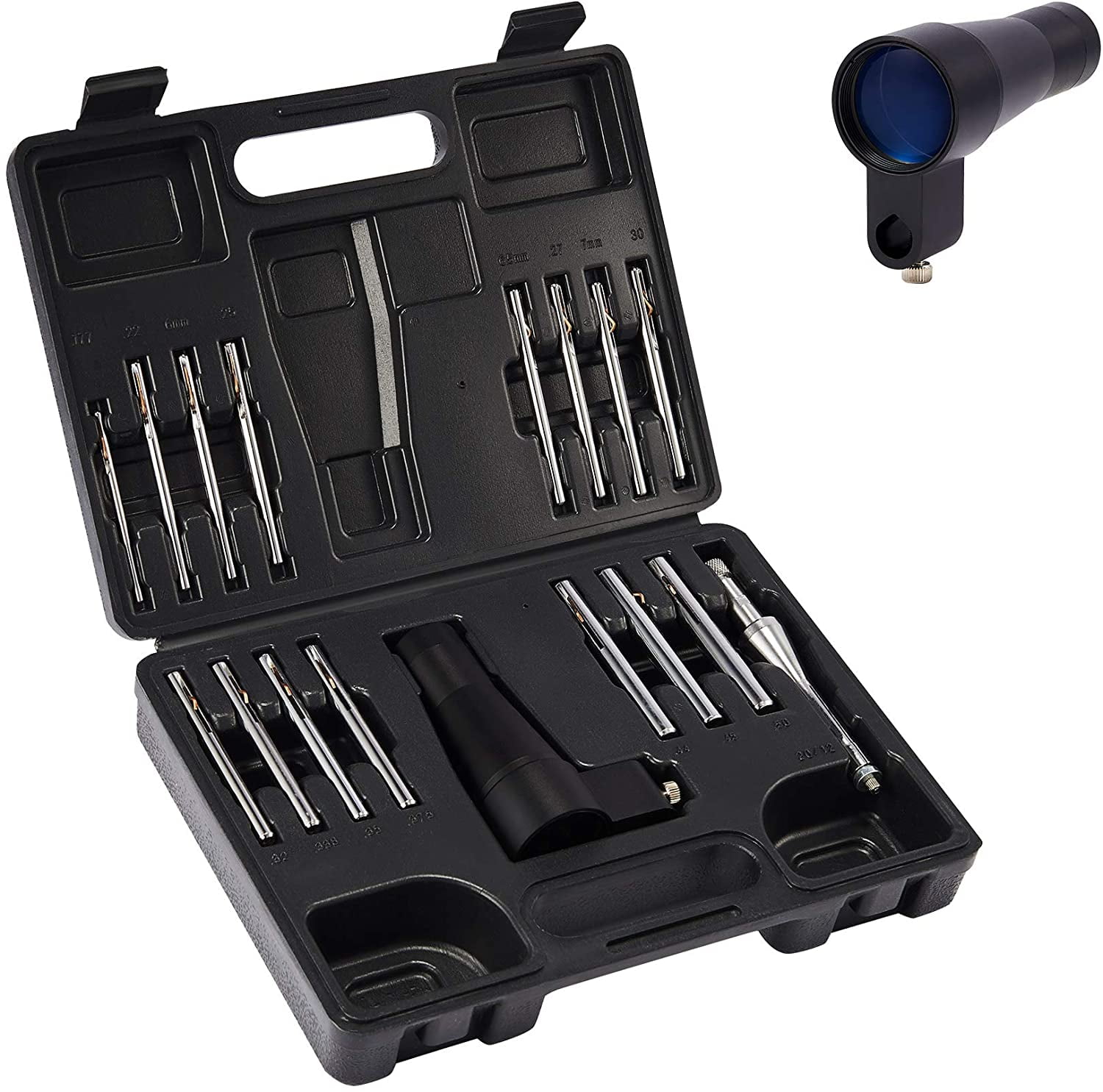 Sporting Goods BSA Optics Bore Sighter Kit with Arbors in Soft Case