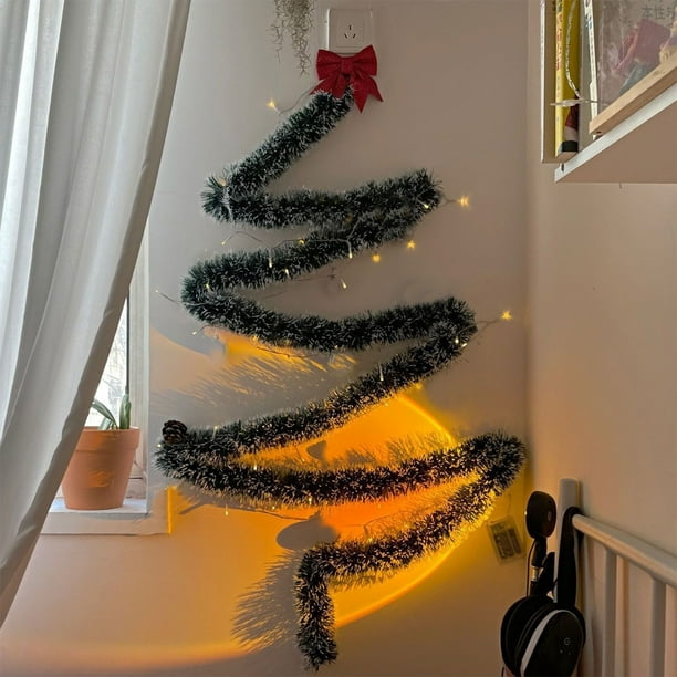 xihome Juego comercial de adornos navideños para rbol de Navidad con bolas, mariposas, cintas y tiras para decoracin navideña.