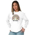 thumbnail image 3 of Christmas Lights Merry and Bright Women Plus Size Long Sleeve Graphic Tee Brisco Brands 3X, 3 of 5