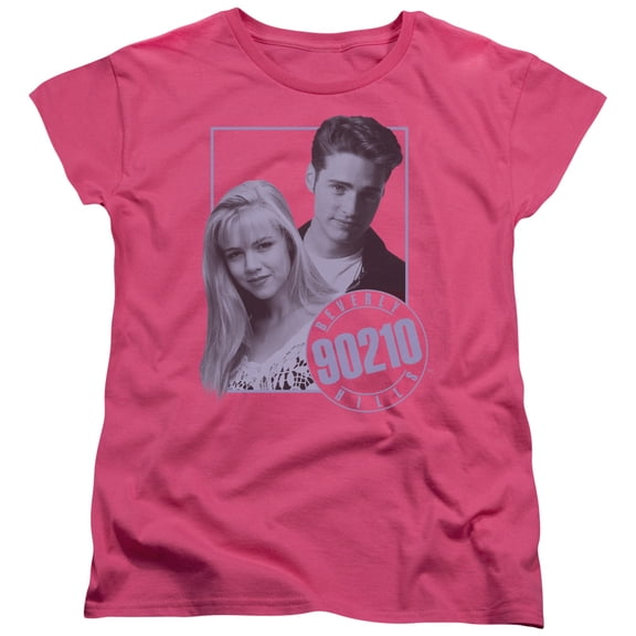 90210 Brandon & Kelly Women's T-Shirt Hot Pink