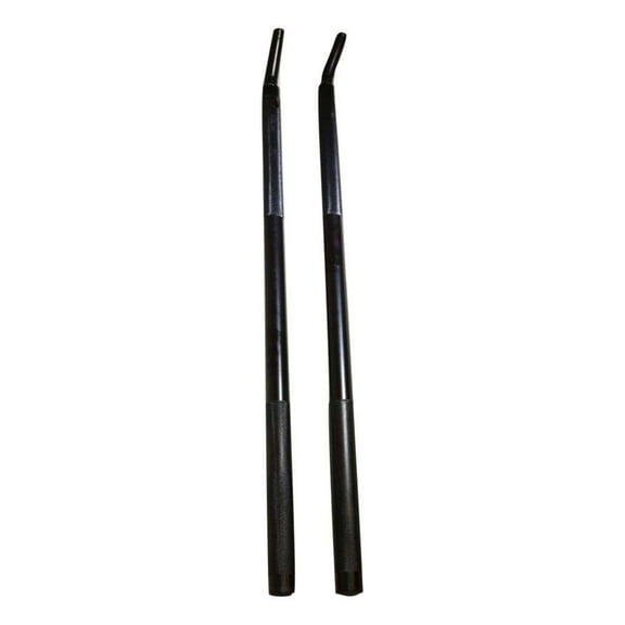 QTY 2 - Standard Black Painted Winch Tie Down Bars
