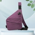 thumbnail image 3 of Bolsa Riñoneras informales para hombre bandolera Oxford ajustable accesorios para deportes al aire libre JShteea Para Estrenar, 3 of 7