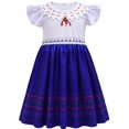 thumbnail image 2 of Kids Girls Mirabel Dress Short Sleeve Cosplay Halloween Cosplay Fancy Party Dress Up Outfits 3-9T, 2 of 7