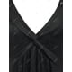 thumbnail image 3 of Camiseta Frente Atado de Talla Grande de El Panel de Encaje Rosegal  Camisetas tallas grandes, 3 of 5
