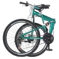 thumbnail image 2 of Bicicleta Plegable Centurfit Montaña 21 Velocidades Plegable Freno de Disco Turquesa, 2 of 5