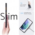thumbnail image 5 of Zero Serie for Samsung Galaxy S21 Case 5G, [Wireless Charging Support] [Translucent Matte Thin Phone Case] Shockproof Slim Cover 6.2'', Black, 5 of 7
