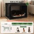 thumbnail image 2 of Jaula para perros Veraste 107 x 79 x 79 cm, plegable, grande, 40 kg, 2 of 7
