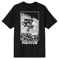 thumbnail image 6 of TMNT Comic Origins Raphael Comic Art Men's Black Short Sleeve Crew Neck Tee-XS, 6 of 7