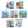 thumbnail image 3 of Libro de tela para bebé con papel con sonido Libro de tela tridimensional con diseño de dinosaurio y océano Juguetes educativos tempranos para regalos, 3 of 6