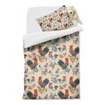 thumbnail image 2 of Chicken and Flower Duvet Cover and Pillowcase Set for Single Bedding, Bedroom Accessories for Kids Teens, 2 of 5