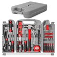 thumbnail image 1 of Hi-Spec 54pc Red Household Tool Kit &acirc; Essential DIY Hand Tool Set with Toolbox for Home, Garage, Office, Basic Repairs, First Apartment, New Home & Everyd, 1 of 6