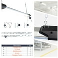 thumbnail image 3 of Newhouse Lighting NH-SHOP-M4FT10K 4FT 100W LED Shop Light, 10,000 Lumens, 4000K Garage, Utility Ceiling, Chain Mount, 1-Pack, Silver, 3 of 3