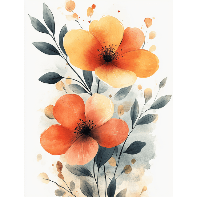 Qisvanset Framed Canvas Wall Art 12x16 Inch Proverbs Biblical Floral Coastal Dorm Wall Art Decor