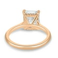 thumbnail image 6 of ESTE ORIGIN 3Ctw Radiant Cut Moissanite Solitaire Ring with Hidden Halo in 10K Rose Gold for Women, 6 of 8