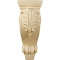 thumbnail image 2 of Ekena Millwork 4 3/4"W x 8"D x 13 1/4"H Large Fig Leaf Corbel, Maple, 2 of 4