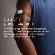 (2 pack) Lingo Continuous Glucose Monitor (CGM) & App. Made by Abbott. Know the Impact of What You Eat. 1 Lingo Biosensor Lasts Up To .