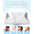 thumbnail image 2 of Sleep Apnea Pillows For Sleeping, Cervical Neck Support for Proper Alignment, Ergonomic Contour Memory Foam Pillow with Cooling Cover, 2 of 7