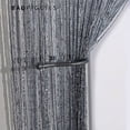 thumbnail image 3 of BadPiggies 39"x78" Glitter String Door Curtain Room Dividers Window Panel Sparkling Ribbon Thread Fringe Tassel Fly Screen Home Decor (Gray), 3 of 6
