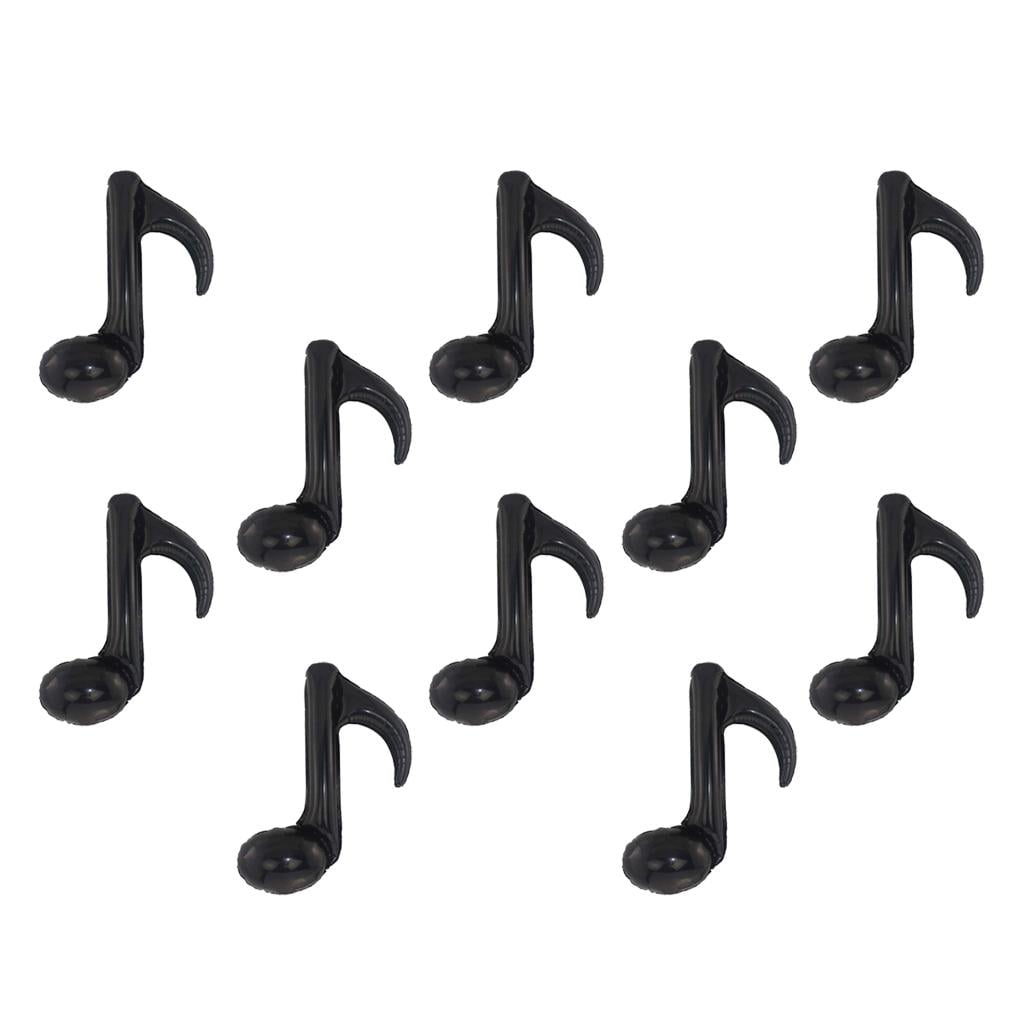 10 Pcs Ballons en Aluminium Nouveauté al Note Concert Mariage