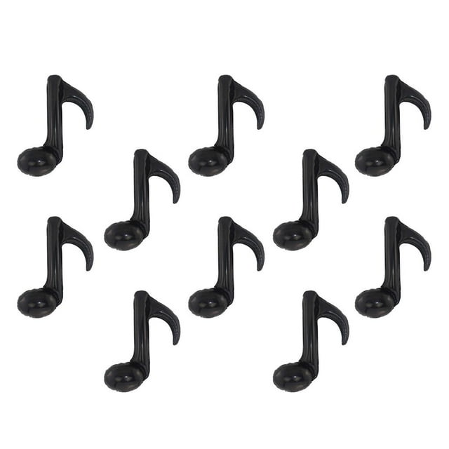 10 Pieces Novelty al Note Foil Balloon Concert Wedding