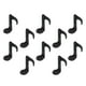 thumbnail image 1 of 10 Piezas Nota Musical Individual Yotijar Globo de la Nota Musical Negro, 1 of 9