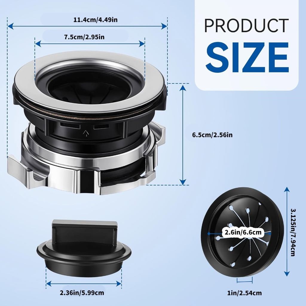 Zeiwohndc Garbage Disposal Stopper Food Waste Disposer Part Flange Drain Lock Nut