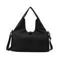 thumbnail image 2 of Bolsa de gimnasio portátil, bolsa de lona de viaje, bolsa de equipaje de moda con hombro ajustable Negro Zulema Bolsa de Yoga, 2 of 8