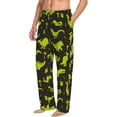thumbnail image 2 of Xecao Cute Cartoon Dinosaurs Men's Straight Lounge Pajama Pants: The Ultimate in Comfortable Sleepwear, 2 of 9
