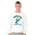 thumbnail image 3 of Smurfs Endzone not Friendzone Funny Men's Crewneck Sweatshirt Brisco Brands L, 3 of 6