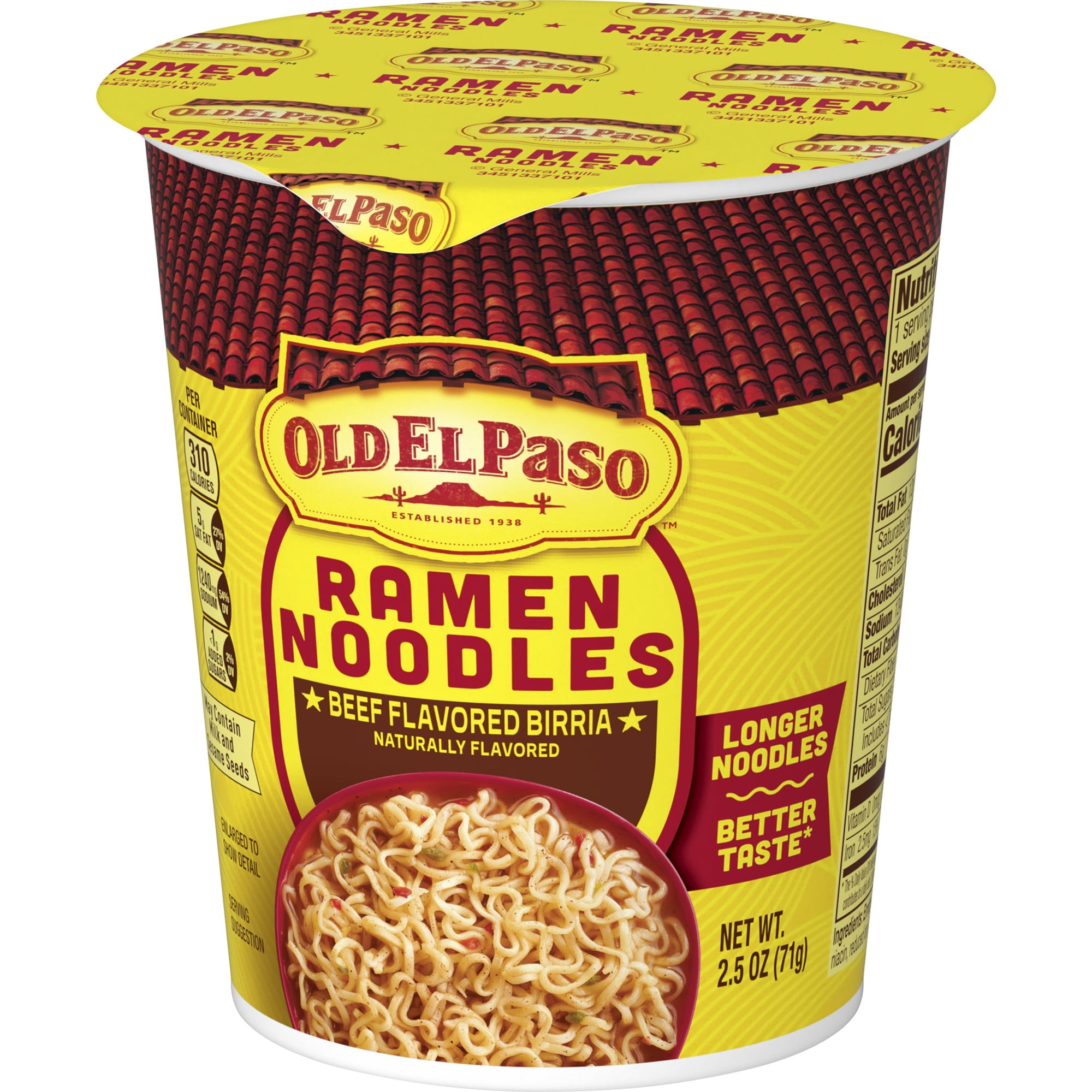 Old El Paso Birria Ramen Noodles Cup
