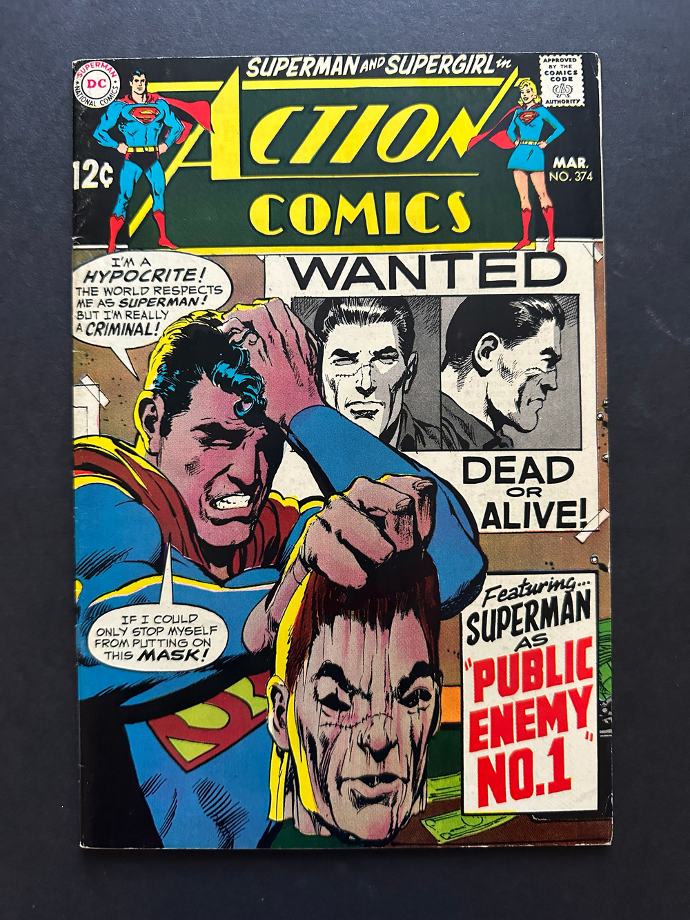 Cover of Action Comics #374