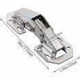 thumbnail image 5 of Invisible Hinge Furniture Door Corner Hinges with Hydraulic Damper Overlay Cabinet Hinges Folding Kitchen Hinges for Overlay Furniture Door (6 Pieces), 5 of 5