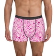 thumbnail image 1 of Lukts Breast Cancer Awareness2 Pattern Men's Underwear Covered Waistband Boxer Briefs-Small, 1 of 5