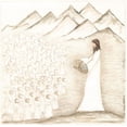 thumbnail image 2 of Shamp, Cindy 15x15 Black Ornate Wood Framed with Double Matting Museum Art Print Titled - Jesus Feeds Five Thousand, 2 of 4