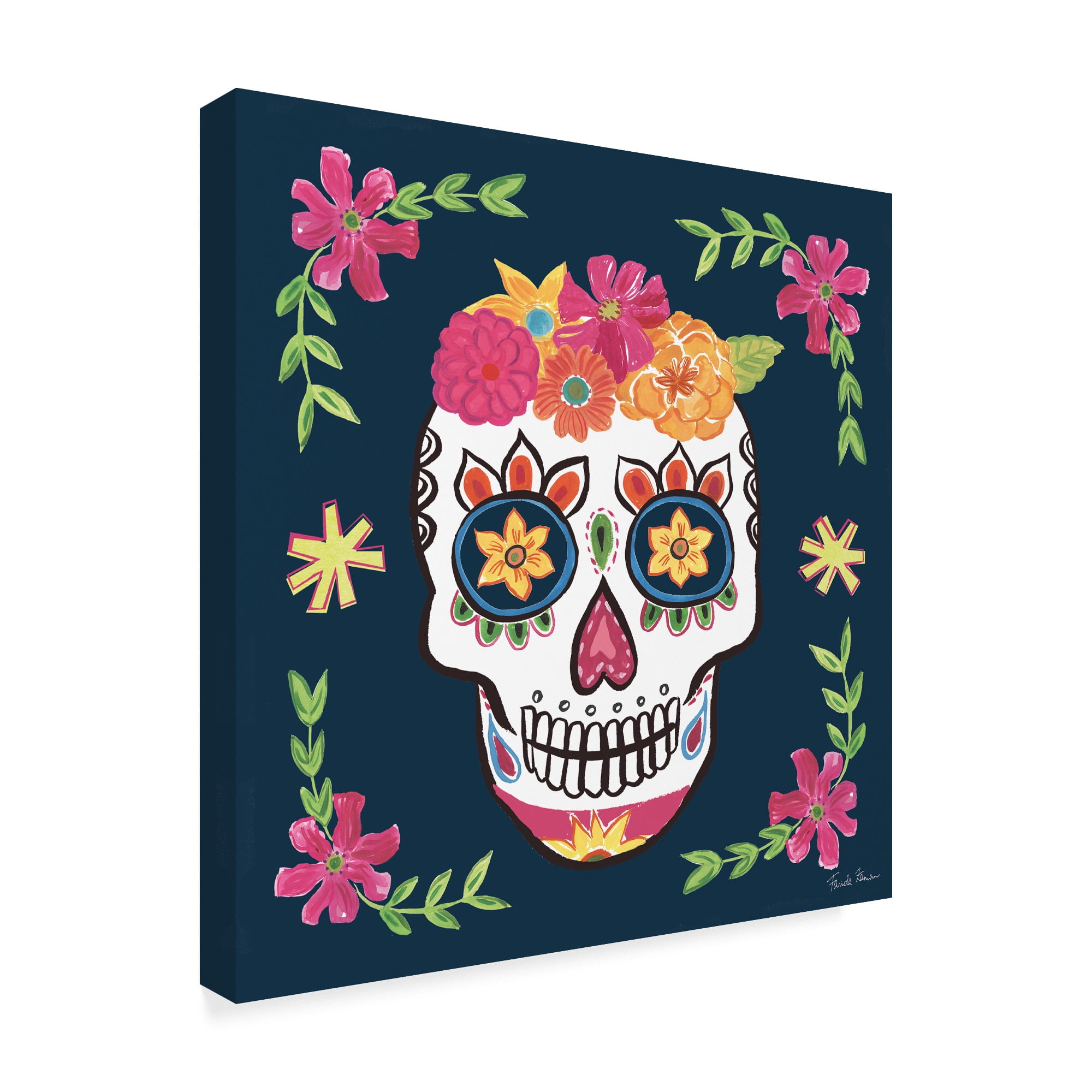 Trademark Fine Art 'Day of the Dead II' Canvas Art by Farida Zaman